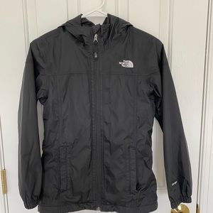 North Face Girls Jacket. Black. Size 10-12